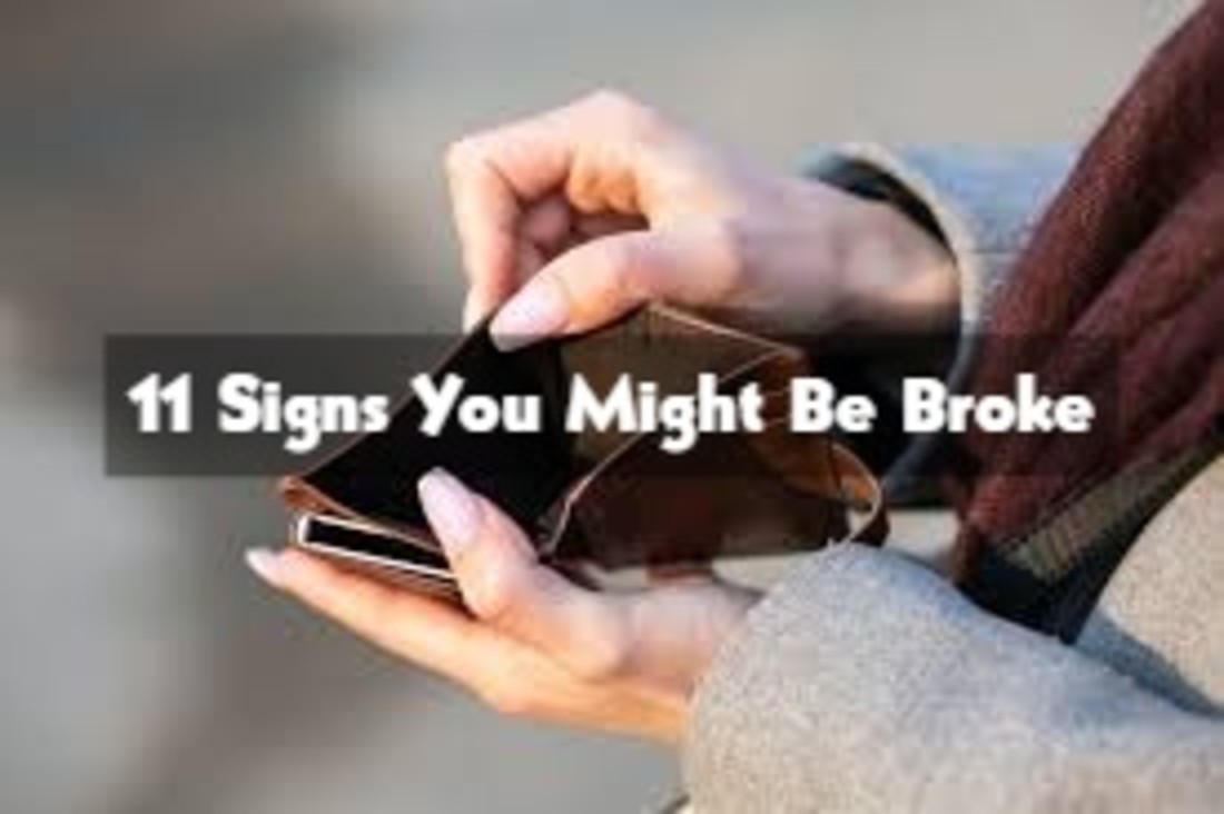 11 Signs You Might Be Broke