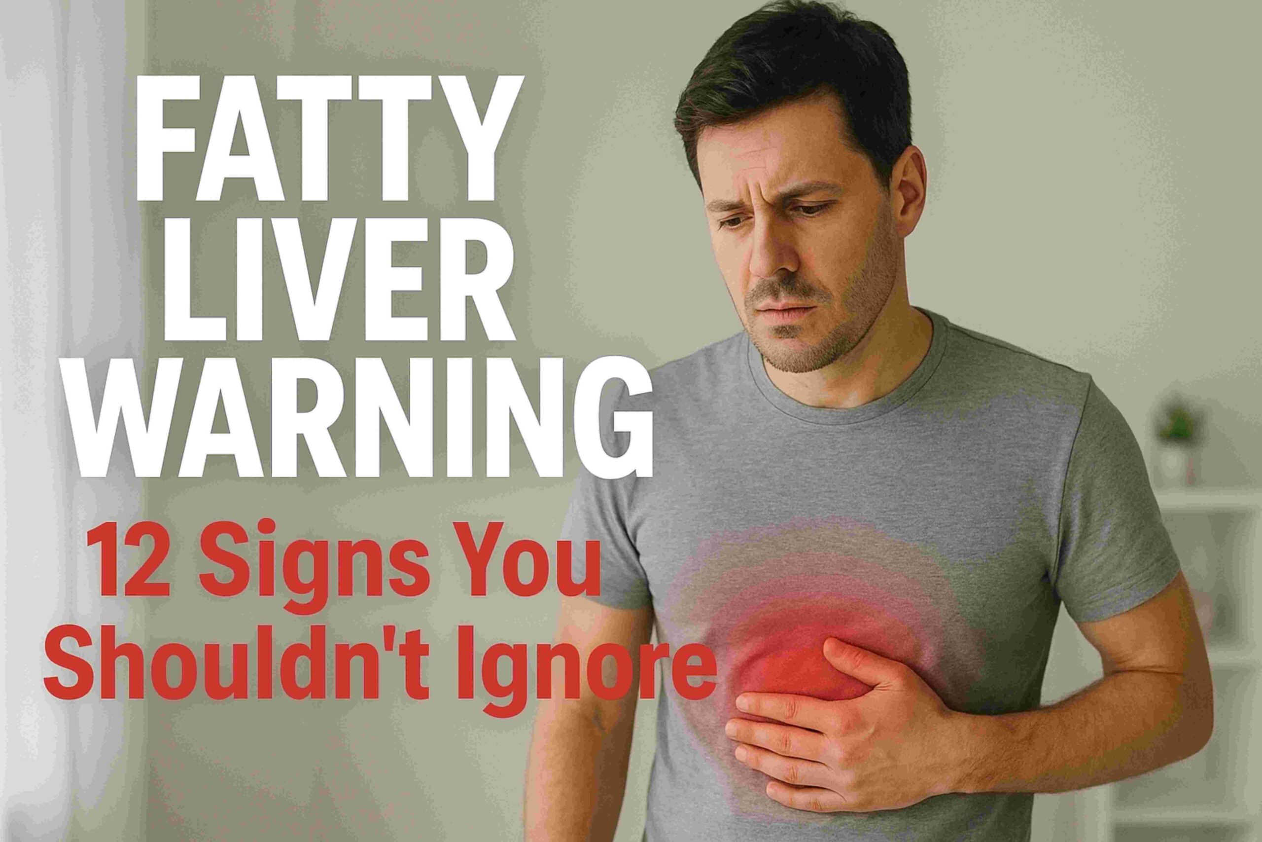 12 SIGNS YOU HAVE FATTY LIVER (AND WHY YOU SHOULD NEVER IGNORE THEM)