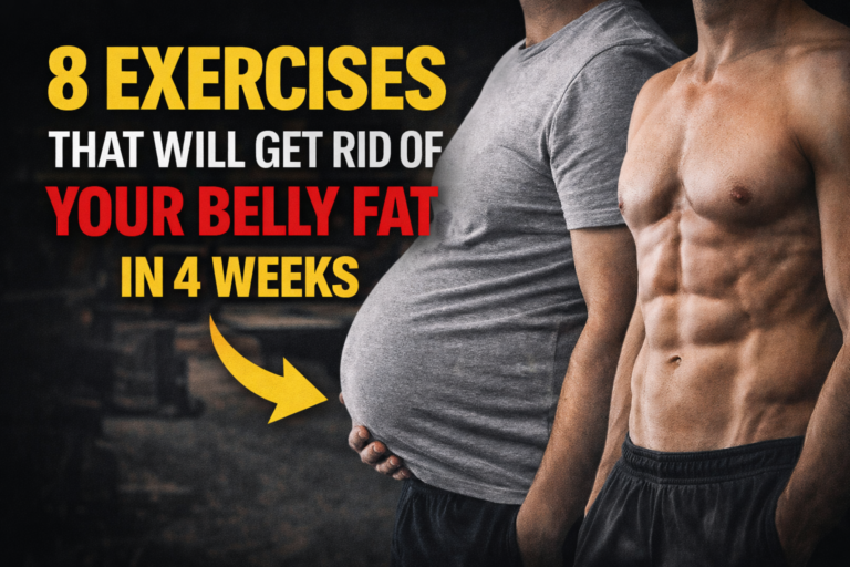 8 Exercises That Will Get Rid Of Your Belly Fat In 4 Weeks