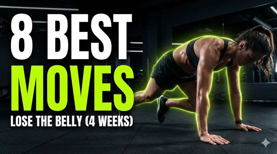 8 Exercises That Will Get Rid Of Your Belly Fat In 4 Weeks