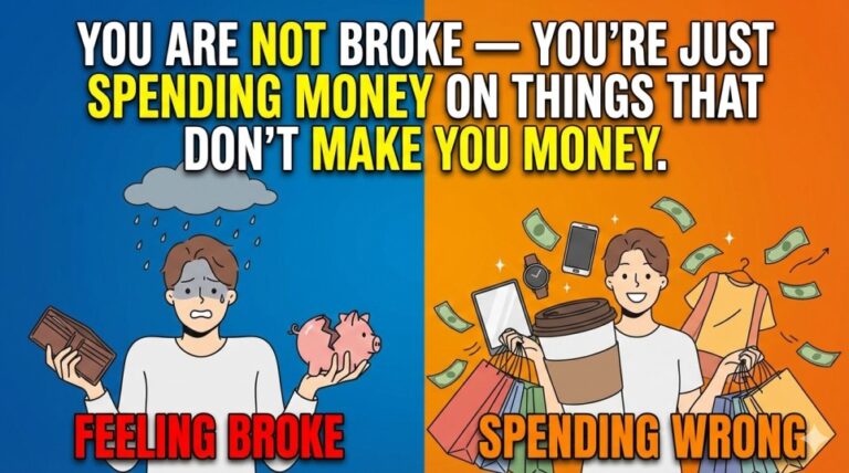 You Are Not Broke — You’re Just Spending Money on Things That Don’t Make You Money