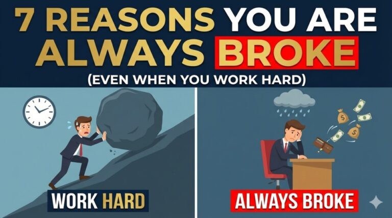 7 Reasons You Are Always Broke (Even When You Work Hard)