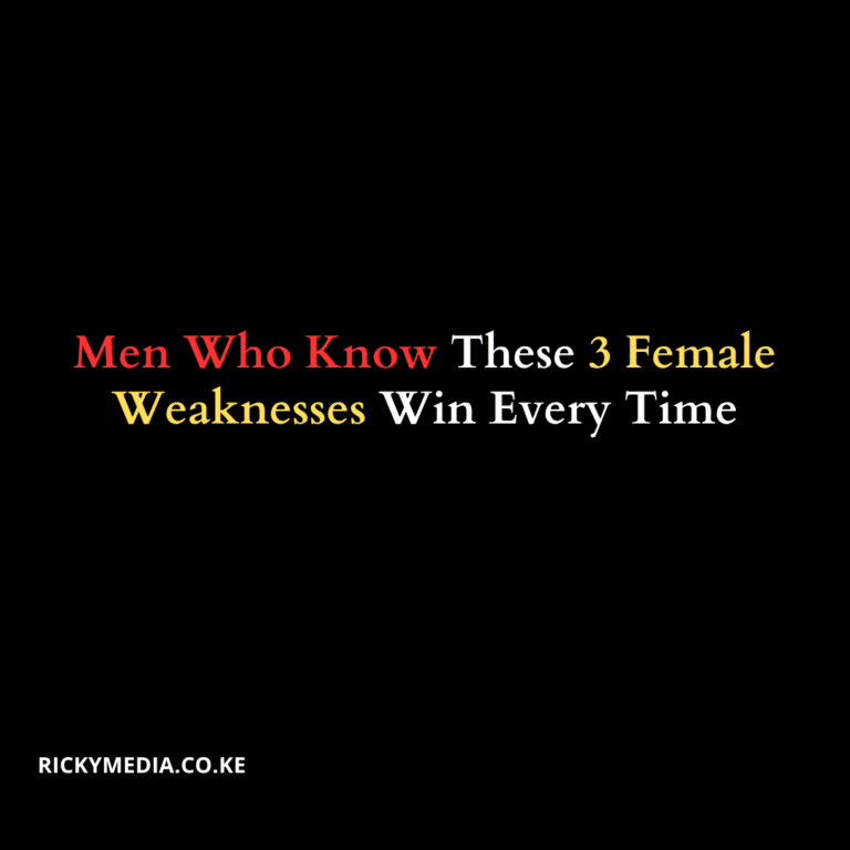 Men Who Know These 3 Female Weaknesses Win Every Time