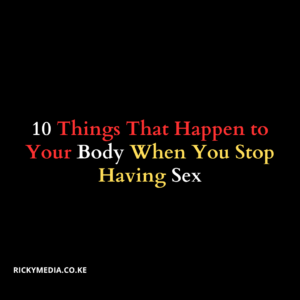 10 Things That Happen to Your Body When You Stop Having S€x