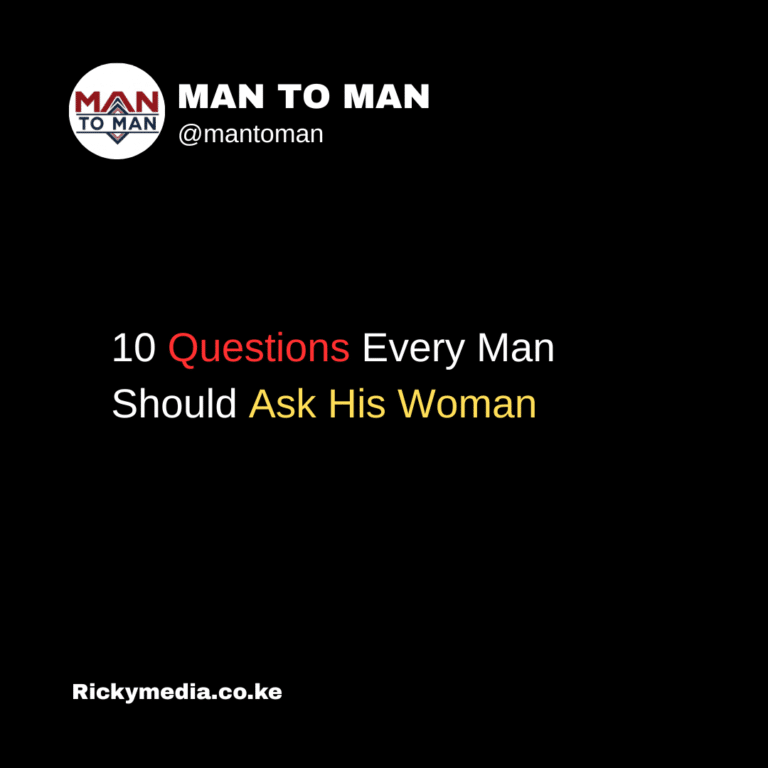 10 Questions Every Man Should Ask His Woman