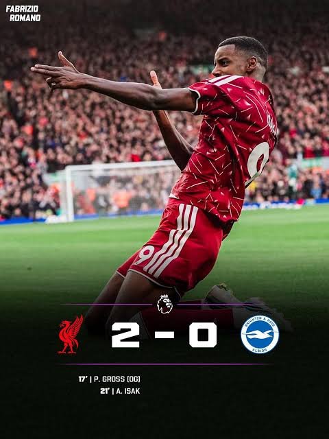 Liverpool Beat Brighton 2-0 as Reds Deliver Important Premier League Victory